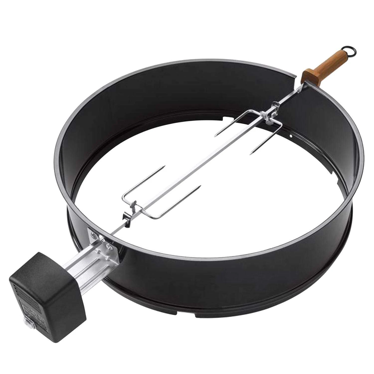 Weber Steel Grill Rotisserie 23.4 In. L X 36 In. W 1 Pk 3 Weber Steel Grill Rotisserie 23.4 In. L X 36 In. W 1 Pk