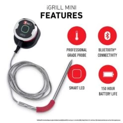 Weber IGrill Mini Digital Bluetooth Enabled Grill/Meat Thermometer -Grill Masters Outlet d6dc15c9 c6a7 48df 9f34 ac960aca45f6