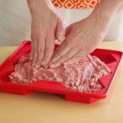 Shape+Store Red Plastic Burger Press 32 Oz 12 Shape+Store Red Plastic Burger Press 32 Oz -Grill Masters Outlet d934d906 15ee 415a bd4b d2896eb77c10