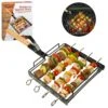 Camerons Stainless Steel Skewer Rack 13 In. L X 11 In. W 1 Pk -Grill Masters Outlet d93e39f0 9495 4fea 90e6 b03bea8fdb71