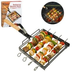 Camerons Stainless Steel Skewer Rack 13 In. L X 11 In. W 1 Pk