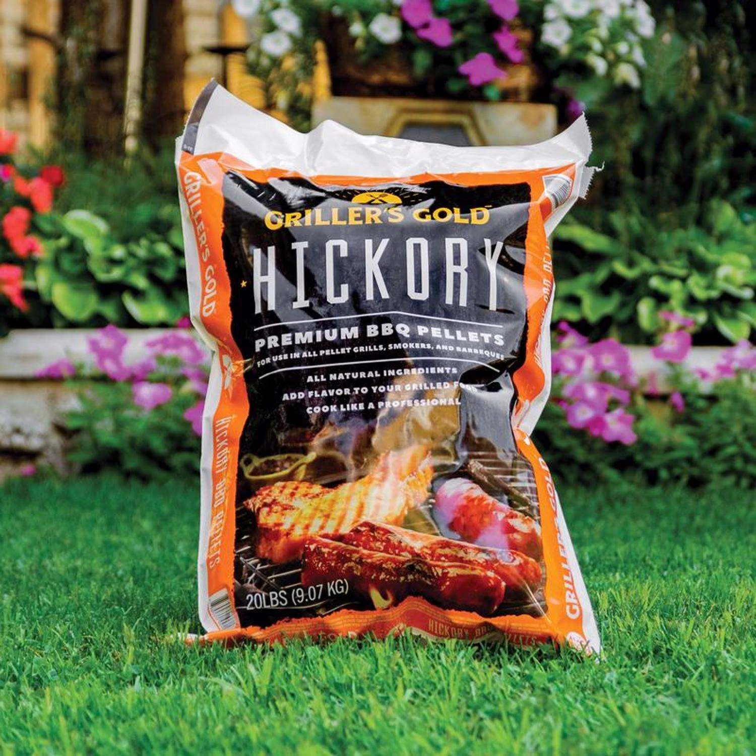 Griller's Gold All Natural Hickory BBQ Wood Pellet 20 Lb 6 Griller's Gold All Natural Hickory BBQ Wood Pellet 20 Lb - Image 4