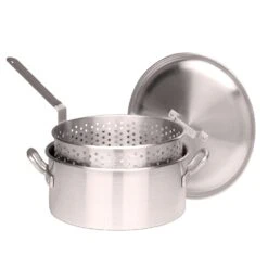 Bayou Classic Aluminum Deep Fryer Pot 14 Qt 13.5 In. L X 13.5 In. W 1 Pk