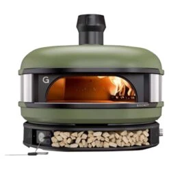 Gozney Dome 29 In. Propane Gas/Wood Outdoor Pizza Oven Olive Green