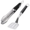 Weber Premium Stainless Steel Black/Silver Grill Tool Set 2 Pc