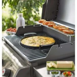 Weber Gourmet BBQ System Cast Iron/Porcelain Grill Top Griddle 15.2 In. L X 12 In. W 1 Pk -Grill Masters Outlet e0290c48 0fca 4258 9c93 2376a48fbb04