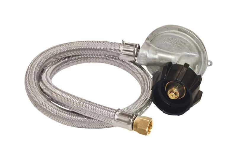 Bayou Classic Stainless Steel Gas Line Hose And Regulator 36 In. L For Bayou Classic 3 Bayou Classic Stainless Steel Gas Line Hose And Regulator 36 In. L For Bayou Classic