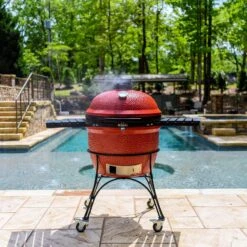 Kamado Joe 24 In. Big Joe II Charcoal Kamado Grill And Smoker Red -Grill Masters Outlet e0c2a0d0 4d3a 4767 9189 eccff9e30283