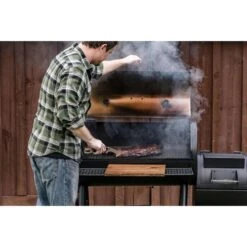 Oklahoma Joe's Highland Offset Charcoal Offset Smoker Black -Grill Masters Outlet e1d70818 f11f 4c9d 9f2e fb01d9f5a24d