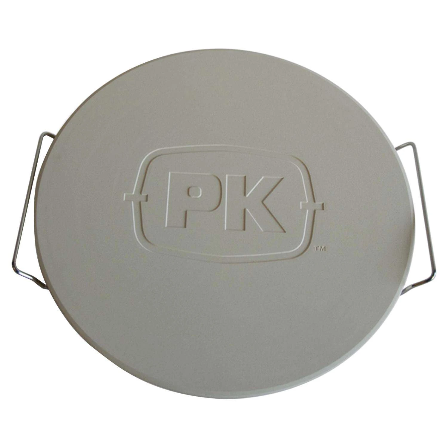 PK Grills Ceramic Gray Grill Pizza Stone 1 3 PK Grills Ceramic Gray Grill Pizza Stone 1