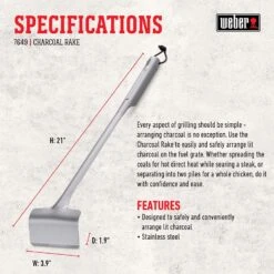 Weber Stainless Steel 1.9 In. L X 3.9 In. W For Weber -Grill Masters Outlet e5092a37 88e9 4029 9d17 a988dfb8d3be