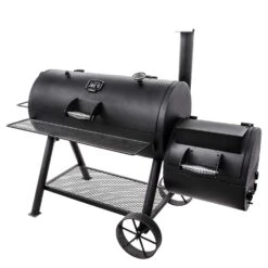 Oklahoma Joe's Longhorn Charcoal Offset Smoker Black -Grill Masters Outlet e53fb31b 2171 4065 b6e3 2c61b8263788