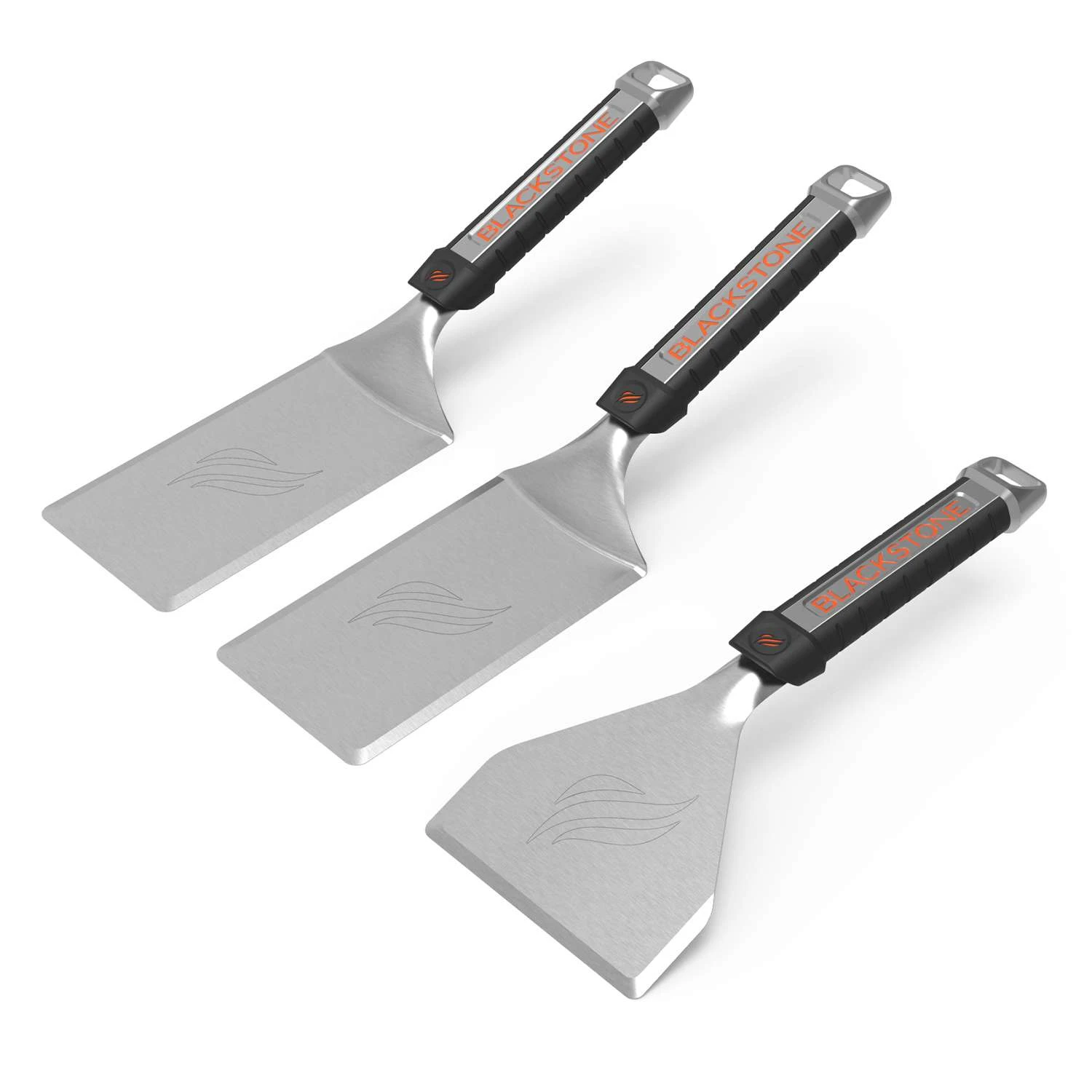 Blackstone Stainless Steel Black/Silver Griddle Tool Set 3 Pk 3 Blackstone Stainless Steel Black/Silver Griddle Tool Set 3 Pk