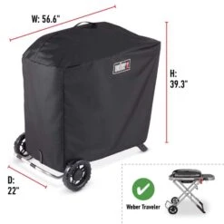 Weber Black Grill Cover For Weber Traveler 7 Weber Black Grill Cover For Weber Traveler -Grill Masters Outlet ec31e7ac 5522 4e68 884d 18aff1ed2ecb