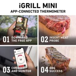 Weber IGrill Mini Digital Bluetooth Enabled Grill/Meat Thermometer -Grill Masters Outlet ec63ed26 011c 489b b004 d7f0b0c64c74