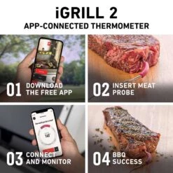 Weber IGrill 2 Digital Bluetooth Enabled Grill/Meat Thermometer 19 Weber IGrill 2 Digital Bluetooth Enabled Grill/Meat Thermometer -Grill Masters Outlet ef1141fd e30f 472e b0f2 8f2b76934d37