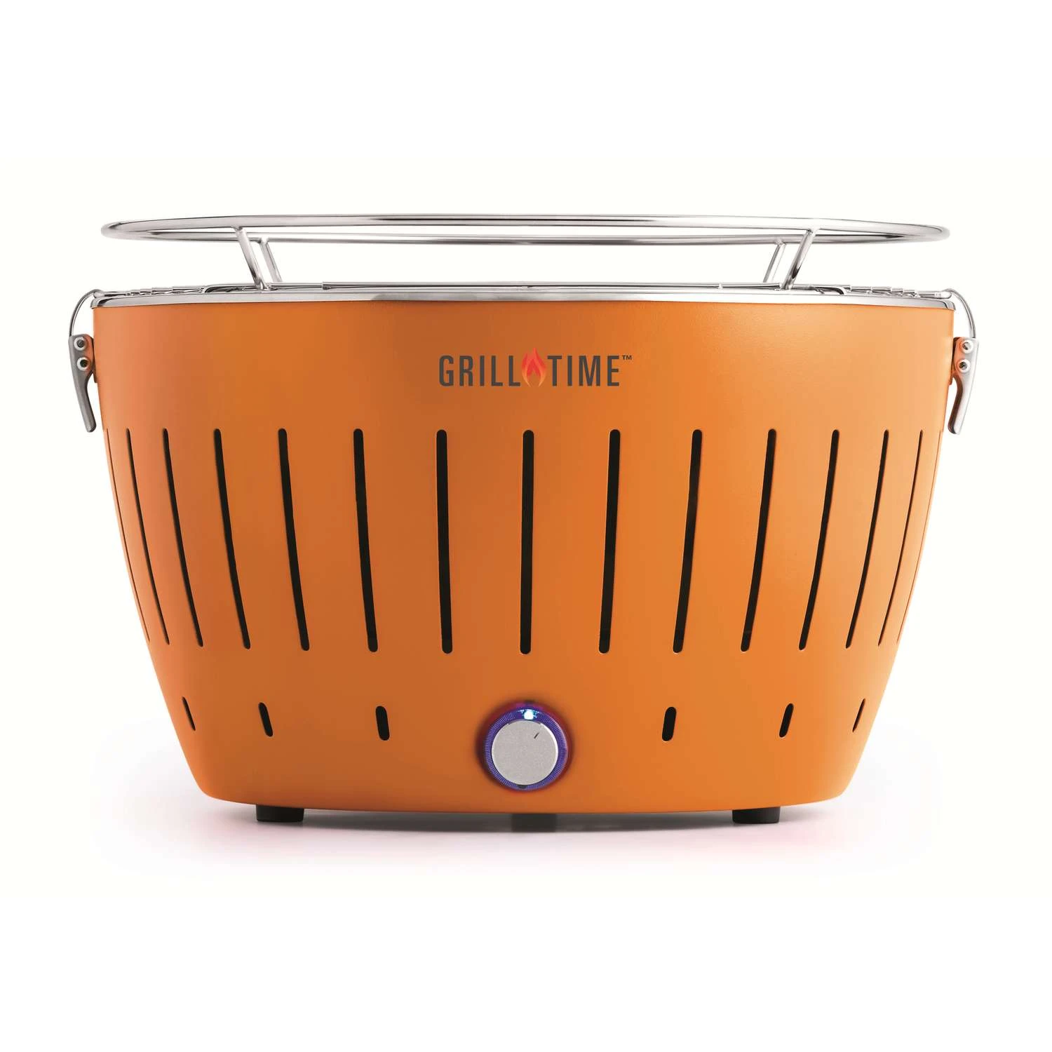 Grill Time 12.5 In. Tailgater GT Charcoal Grill Mandarine Orange 3 Grill Time 12.5 In. Tailgater GT Charcoal Grill Mandarine Orange