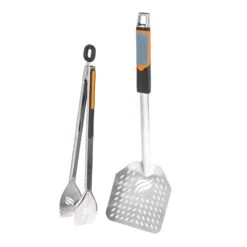 Blackstone Stainless Steel Black/Silver Grill Tool Set 2 Pc