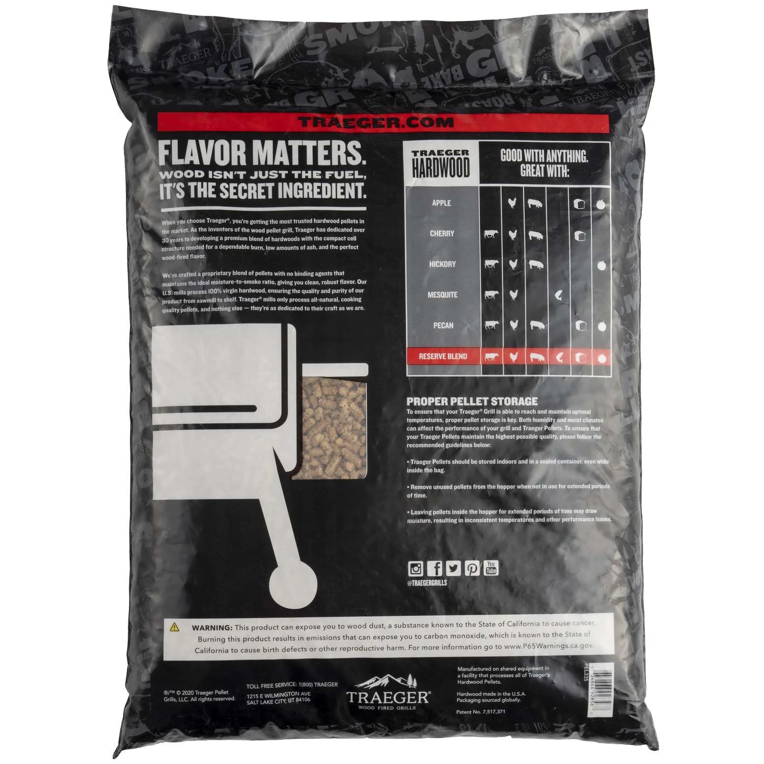 Traeger Reserve Apple/Cherry/Oak Blend Wood Pellet Fuel 20 Lb 6 Traeger Reserve Apple/Cherry/Oak Blend Wood Pellet Fuel 20 Lb - Image 4