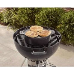 Weber Cast Iron/Porcelain Dutch Oven 7 Qt 4.83 In. L X 16.68 In. W 1 Pc -Grill Masters Outlet f3a2e111 f7d0 44e1 bbfd d9ce1615ec33