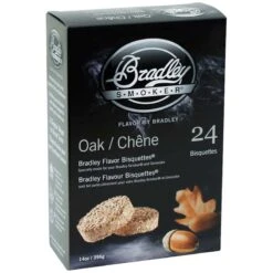 Bradley Smoker All Natural Oak All Natural Wood Bisquettes 14 Oz