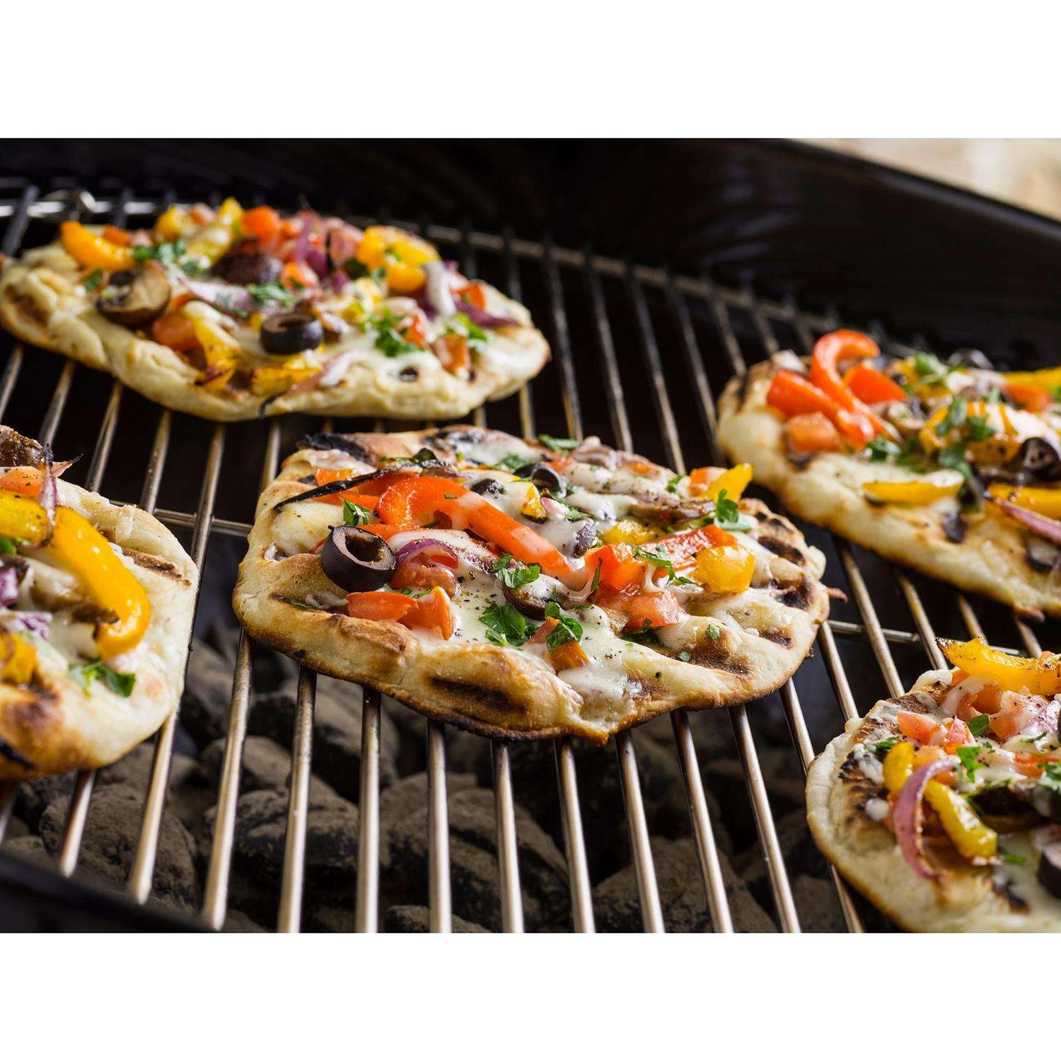 Weber Replacement 22" Charcoal Hinged Grill Grate 22 In. 21.5 In. L X 21.5 In. W 4 Weber Replacement 22" Charcoal Hinged Grill Grate 22 In. 21.5 In. L X 21.5 In. W - Image 2