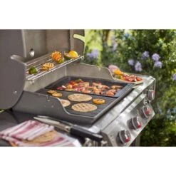 Weber Genesis Cast Iron/Porcelain Grill Top Griddle 18.9 In. L X 13.2 In. W 1 Pk -Grill Masters Outlet f9848153 21bc 4372 9cd0 17bbef50678d