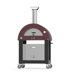 Alfa 39 In. Liquid Propane Outdoor Pizza Oven Antique Red -Grill Masters Outlet f9f5a5bd 10de 49ba b964 a440c2bb56b7
